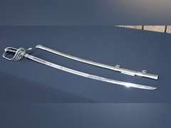 Vintage Sword with Scabbard Made in Spain - Blade Length in photos.