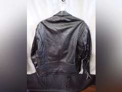 Unik International Leather Motorcycle Jacket - Size 48