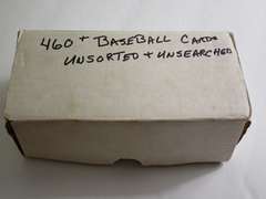 460+/- UNSEARCHED/UNSORTED BASEBALL CARDS