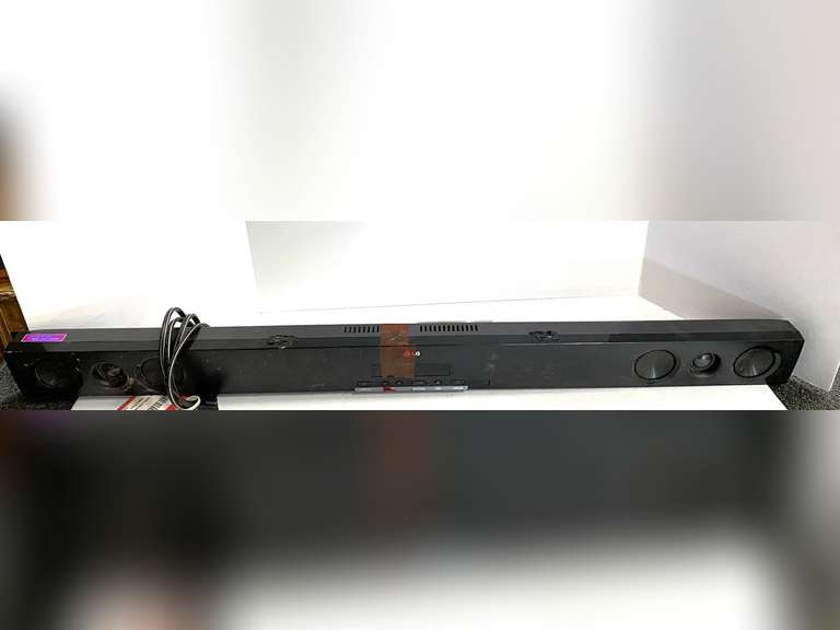 LG sound bar, working condition unknown, see pictures for details. image