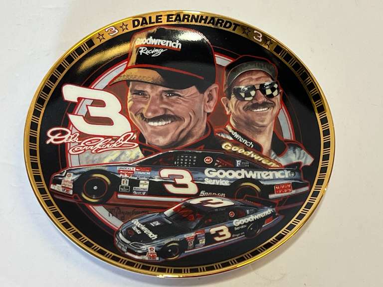 Collectible Dale Earnhardt plate from the Hamilton collection, this piece is numbered, see pictures for details. image