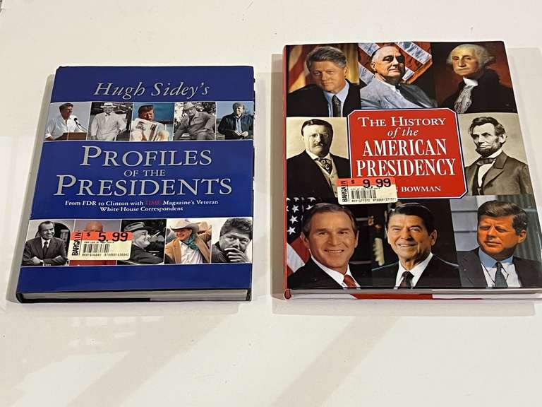 “THE HISTORY OF THE AMERICAN PRESIDENCY,” AND “PROFILES OF THE PRESIDENTS”, two pieces, hard bound, see pictures for details. image
