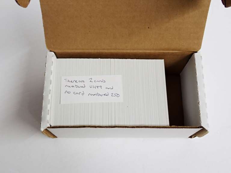OPEN BOX UNSEARCHED BASEBALL CARDS - SEE ALL PHOTOS FOR CONTENT DESCRIPTION