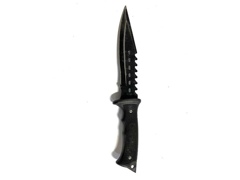 Survival knife, see pictures for details. image