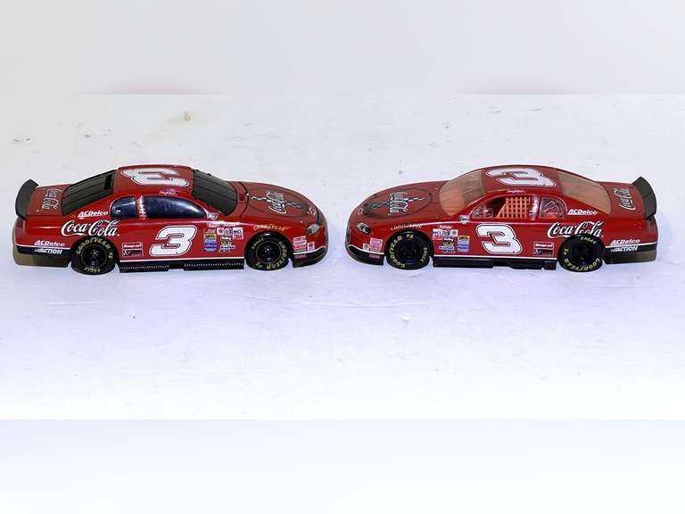 Dale Earnhardt Coca-Cola diecast stock car replicas, set of two, see pictures for details. image