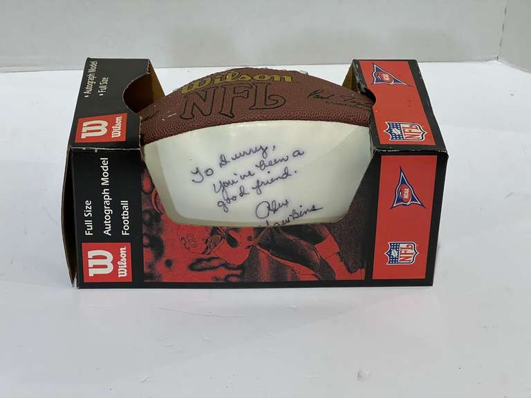 Wilson NFL football, autographed by Alex Hawkins, (not authenticated), see pictures for details. image