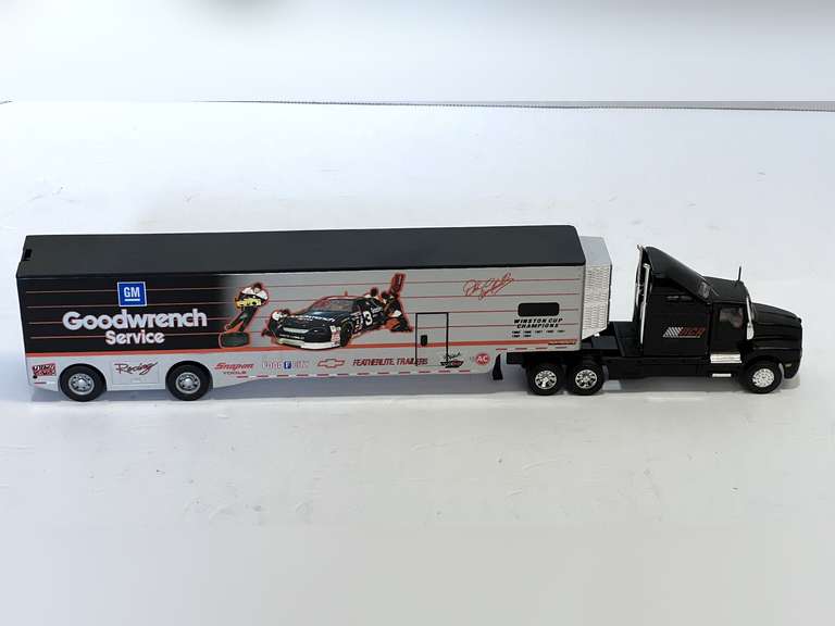 Dale Earnhardt #3 GM Goodwrench Service diecast NASCAR hauler truck and trailer, see pictures for details. image