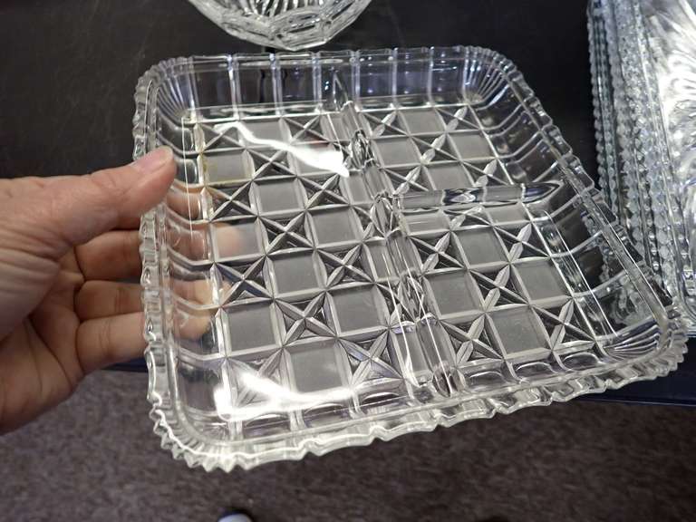 Assorted Glass & Crystal Serving Dishes