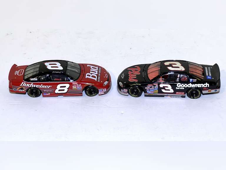 Dale Earnhardt, and Dale Earnhardt Jr. Diecast stock car replicas, see pictures for details. image