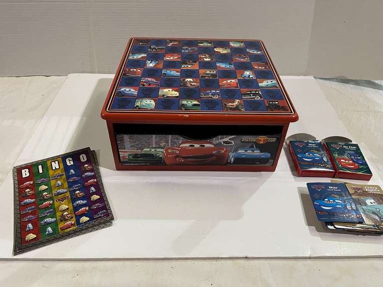 Disney Pixar Cars themed multi-game box, see pictures for details. image