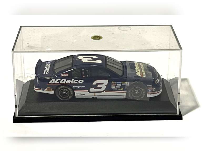 Dale Earnhardt mini stock car replica with display case, see pictures for details. image