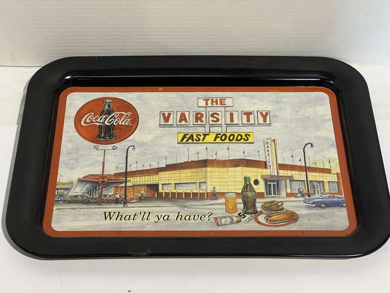 Vintage Coca-Cola “The Varsity” tray replica, see pictures for details. image