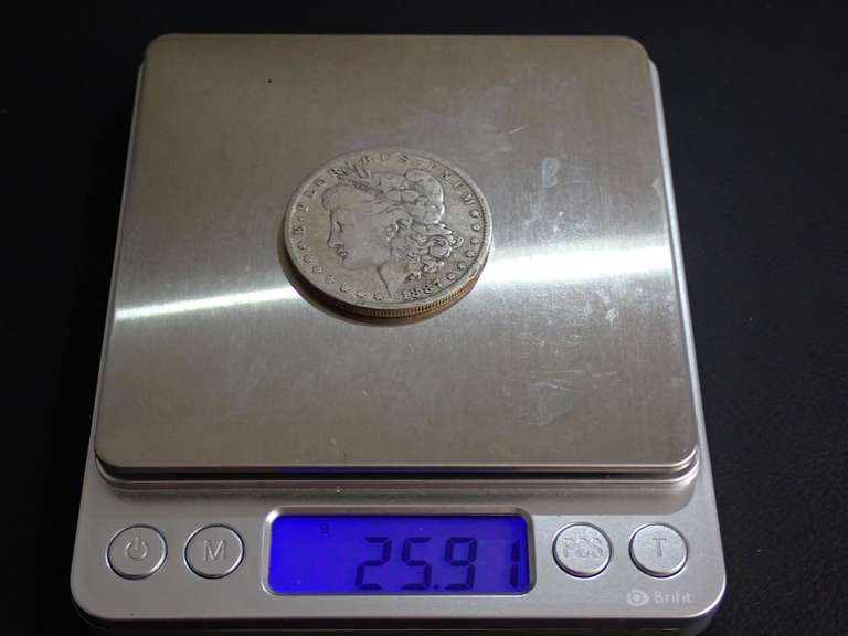 1887-O MORGAN SILVER DOLLAR COIN