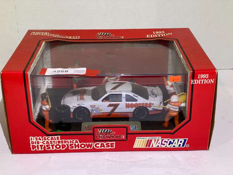 Pit Stop Showcase, with #7, diecast stock car replica, still in original box, see pictures for details. image