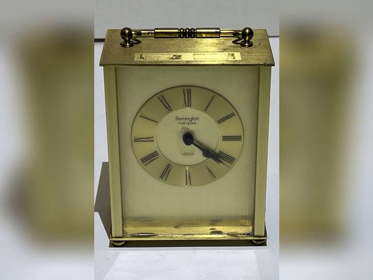Remington multi-quartz carriage clock, see pictures for details. image