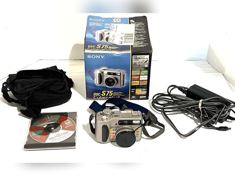 Sony DSC – S75 Cyber-shot digital camera, comes with the original box, see pictures for details. image