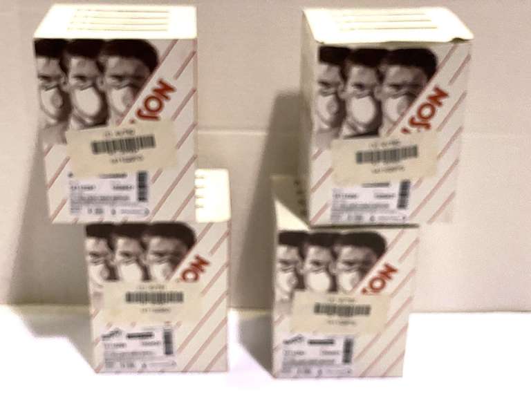 Willson respirators, four boxes, see pictures for details. image