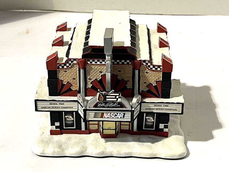 Dale Earnhardt  Christmas village, “Checkered Flag Theater”, see pictures for details. image