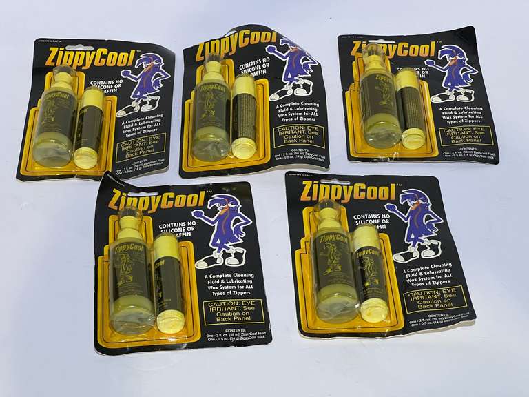 Zippy Cool, cleaning and lubricating system for zippers, five packages, see pictures for detail details. image