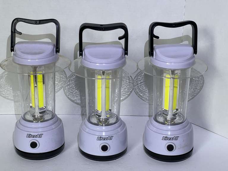 LitezAll battery operated lanterns, set of three, see pictures for details. image