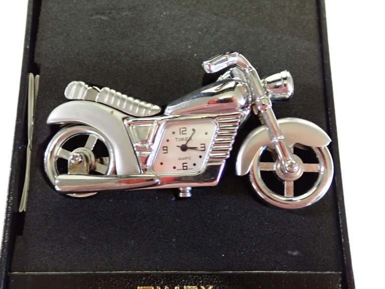 Timex Collectible Motorcycle Mini-Clock