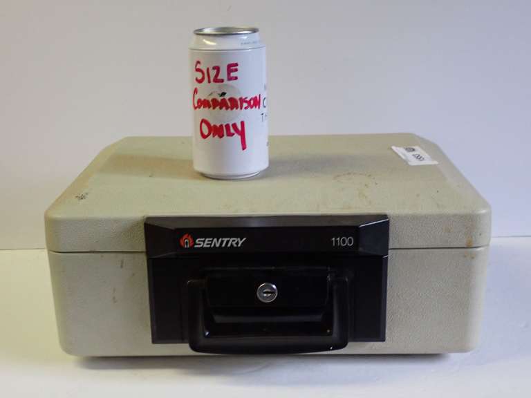 Sentry 1100 Fire Resistant Security Chest - no key