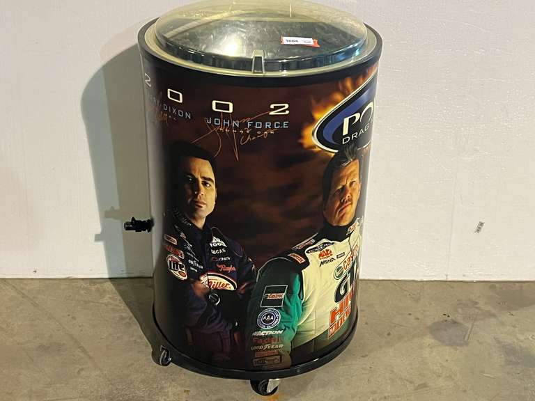 NHRA Powerade drag racing series portable rolling cooler, see pictures for details. image
