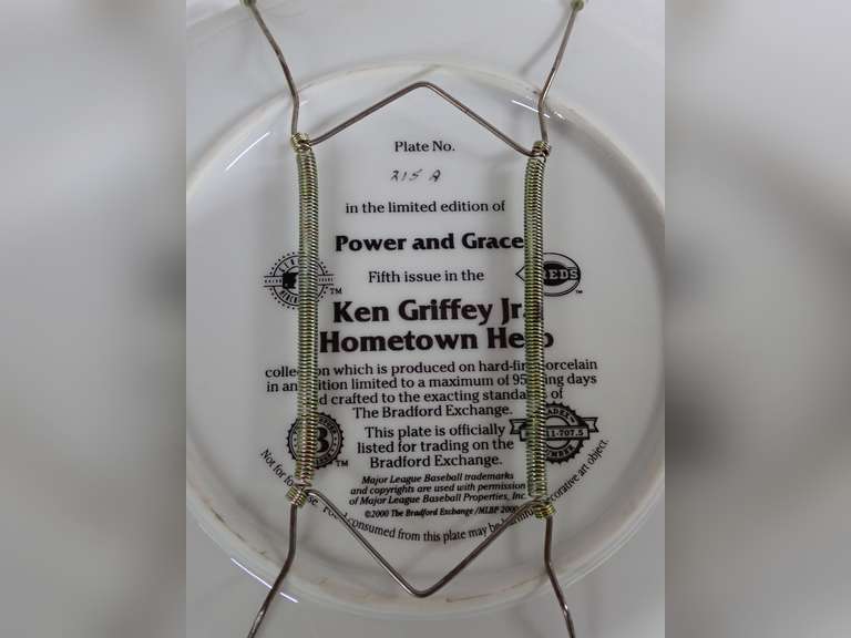 Ken Griffey Jr. "Hometown Hero" Collector Plate