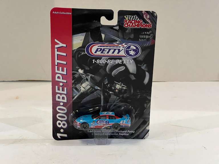 1•800•Be•Petty diecast stock car replica, comes in original packaging, see pictures for details. image