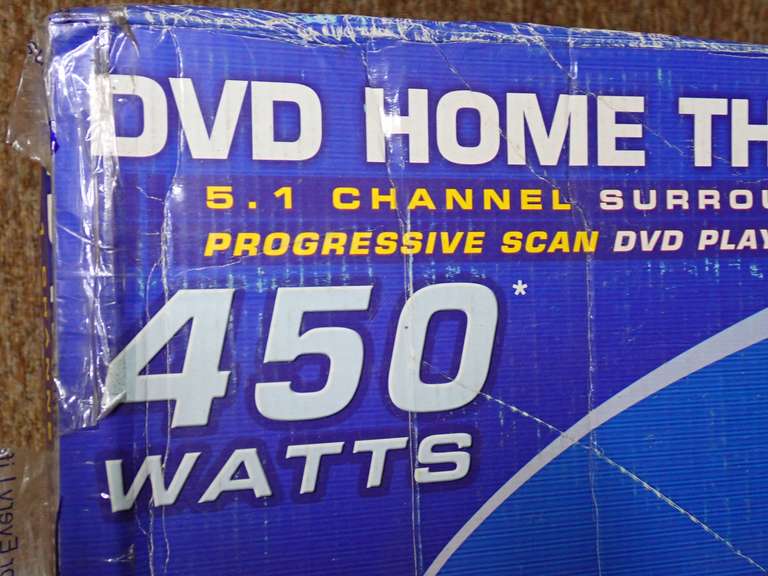 Coby DVD-937 5.1 Channel Home Theater System - Appears New in Box