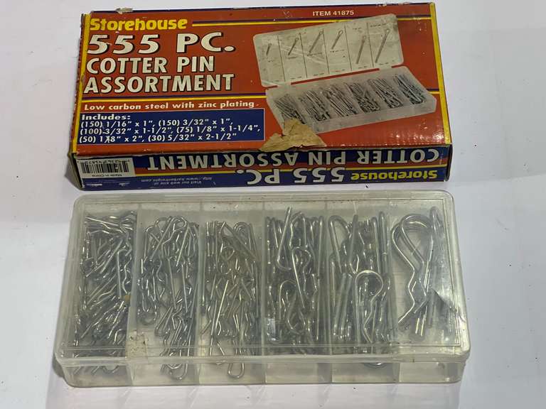 Cotter pin and hitch pin assortment, see pictures for details. image