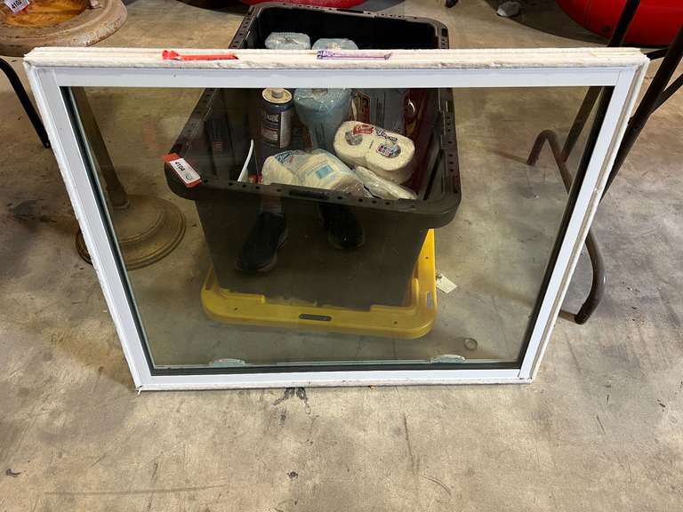 Double pane, vinyl window insert, see pictures for measurement details. image