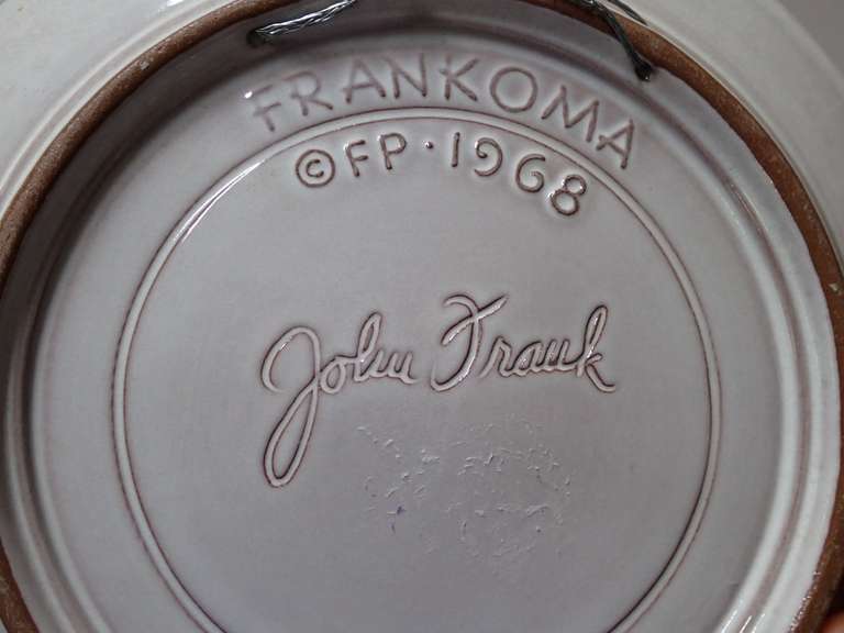 Box Lot of 17 Various Frankoma John Frank  Nativity Series Plates