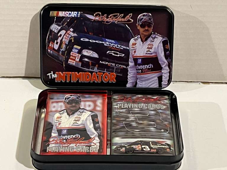 Dale Earnhardt collectible tin with playing cards, see pictures for details. image