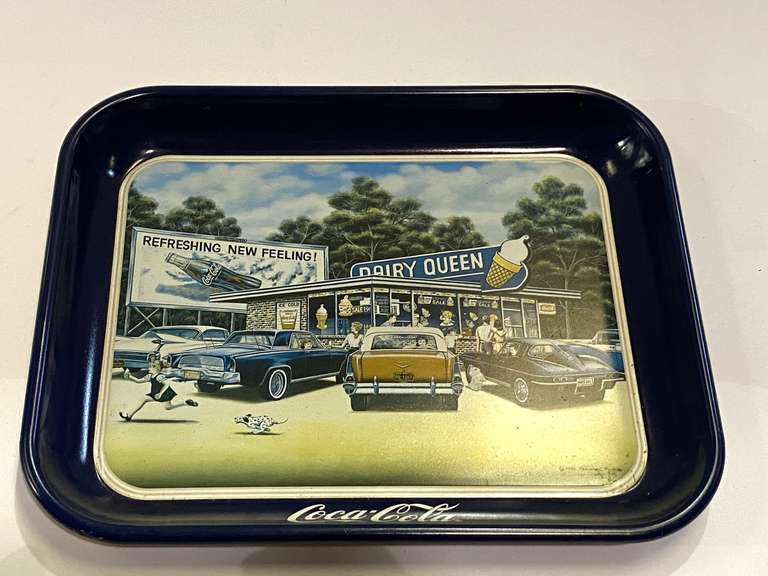 Vintage Coca-Cola replica tray, see pictures for details. image