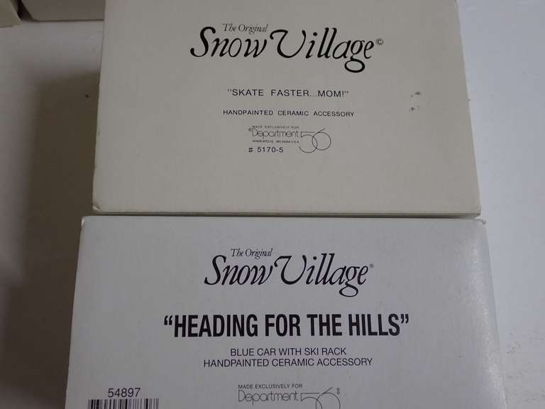 Department 56 Snow VillageFigurines