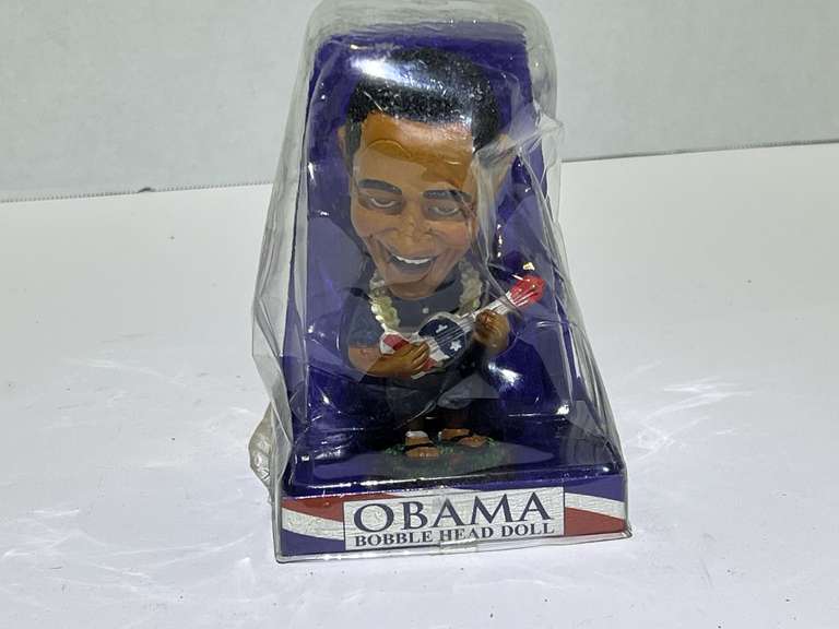 Obama bobble head doll, still in original packaging, see pictures for details. image