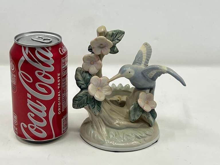 LR… Vintage hummingbird tea light figurine, see pictures for details.