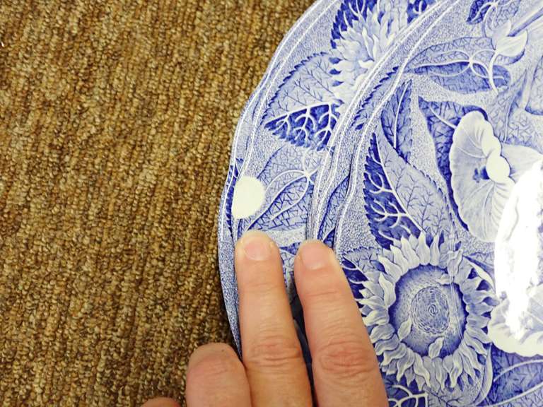 Spode Blue Room Collection Sunflower Plates
