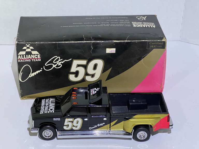 #59, Dennis Setzer diecast racing truck replica, comes with the original box, see pictures for details. image