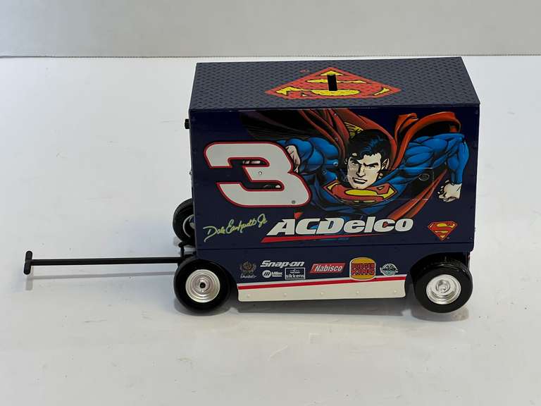 Dale Earnhardt Jr. Superman diecast pit wagon replica, see pictures for details. image