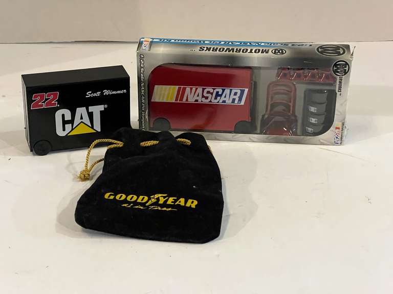 NASCAR pit wagon kit, still in original packaging, also includes a diecast Scott Wimmer pit wagon, and more. See pictures for details. image