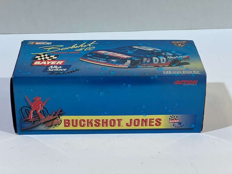 Buckshot Jones , #00, stock car replica, comes in original box, see pictures for details. image