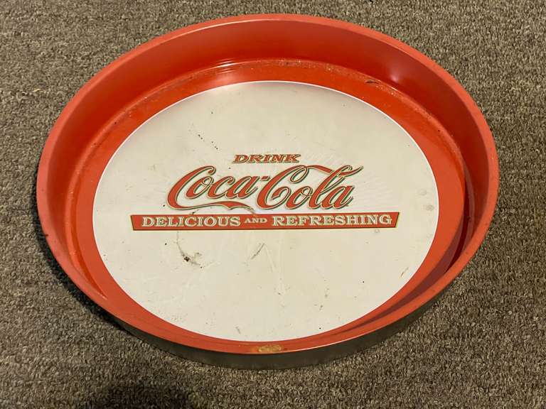 Collectible Coca-Cola tray reproduction, see pictures for details. image