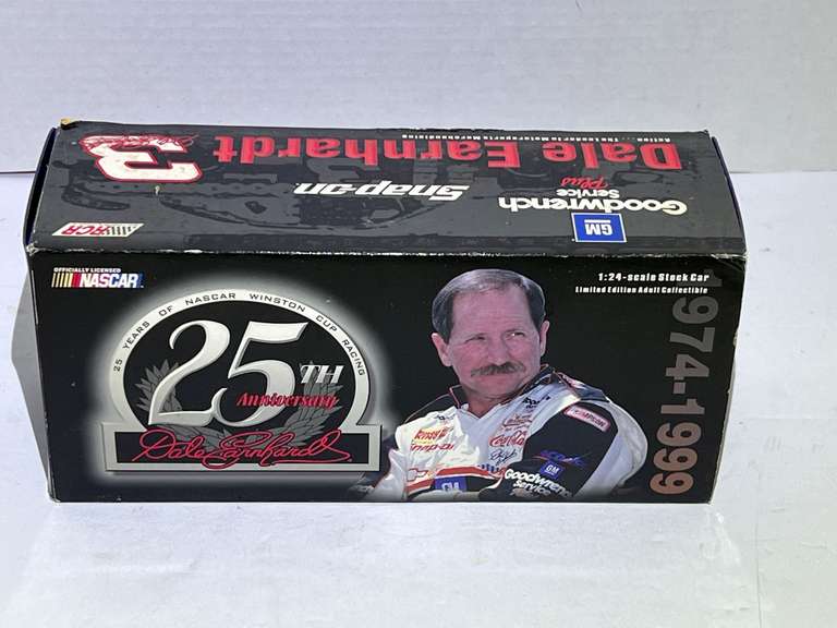 Limited edition Dale Earnhardt 25th anniversary NASCAR replica, comes in original box, see pictures for details. image