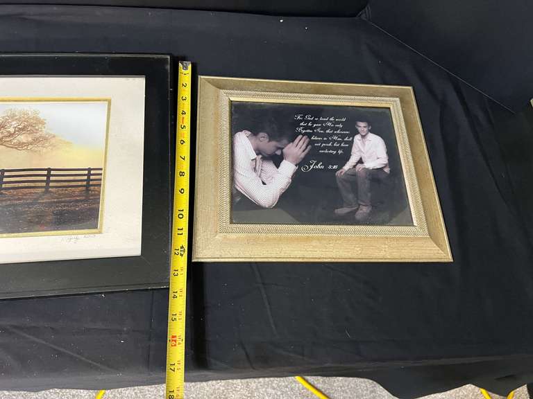 LR… Framed spiritual artwork, also includes a framed and matted photographic art print, see pictures for details.