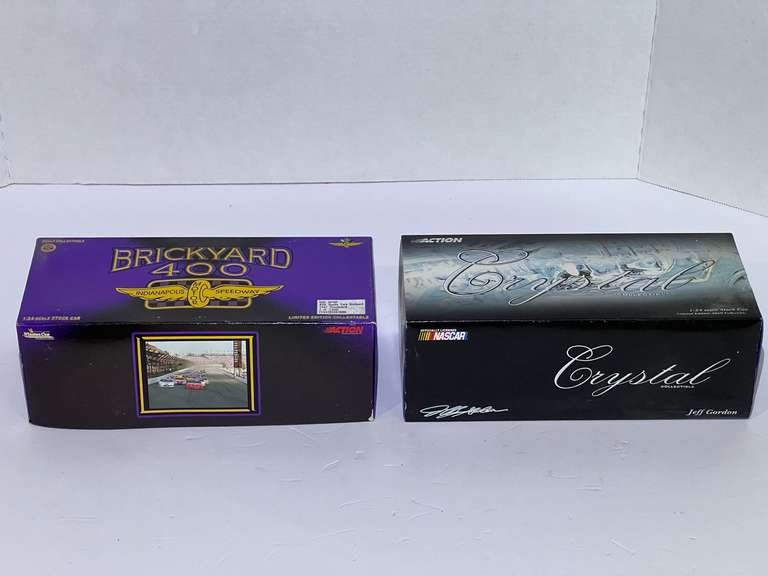 Jeff Gordon #24, Dupont crystal Monte Carlo replica, also includes a Dale Jarrett #88 diecast stock car replica, both pieces are still in original packaging, see pictures for details. image