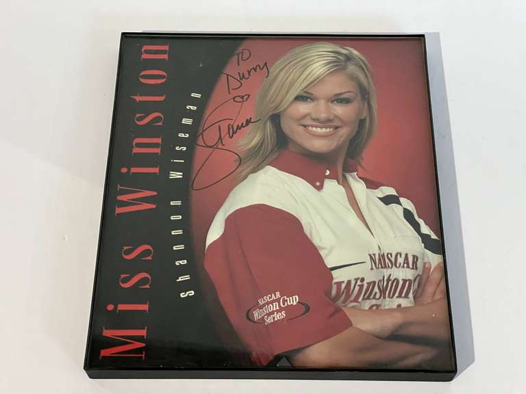 Miss Winston, Shannon Wiseman framed and signed photograph. See pictures for details. image