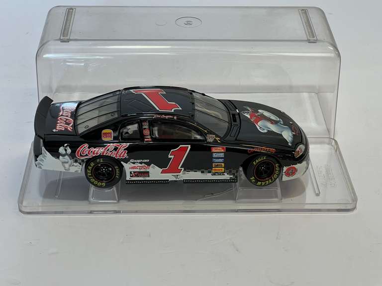 Dale Earnhardt Jr. Diecast stock car replica with display case, see pictures for details. image
