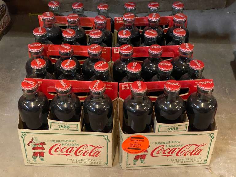 Commemorative Coca-Cola’s, 9.3 ounce, six 6-packs, see pictures for details. image